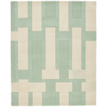 Offset Geometric Hand Tufted Rug