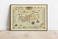 Ohio Map Print| Art History Ohio Map Print| Art History Key West Map Print| Art History 
