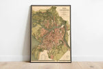 St Petersburg City Map Wall Print