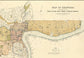 Old Shanghai City Map China Old Map