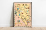 Nevada Map Print| Art History