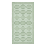 Ornate Block Motif Hand Tufted Rug