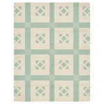 Pastel Courtyard Tiles Hand Tufted Rug