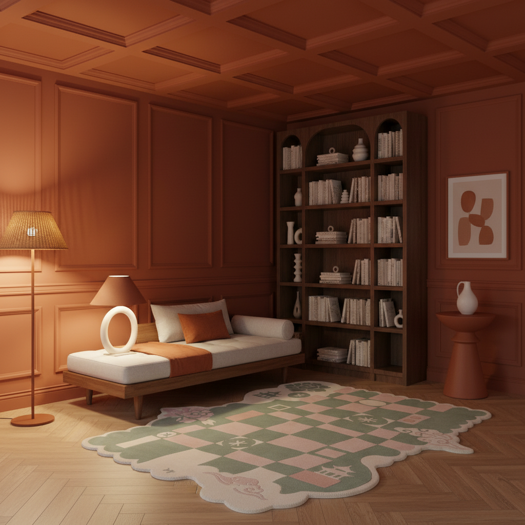Pastel Pagoda Play Hand Tufted Wool Rug