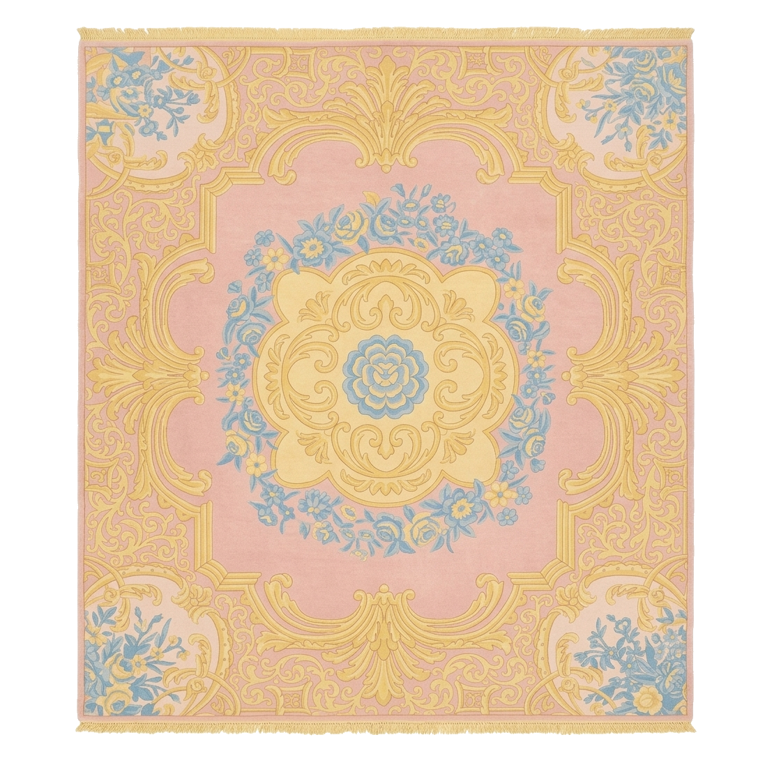 Pastel Versailles Hand Knotted Rug