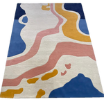 Pastel Land Current Hand Tufted Rug