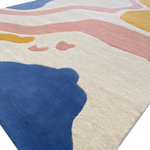 Pastel Land Current Hand Tufted Rug