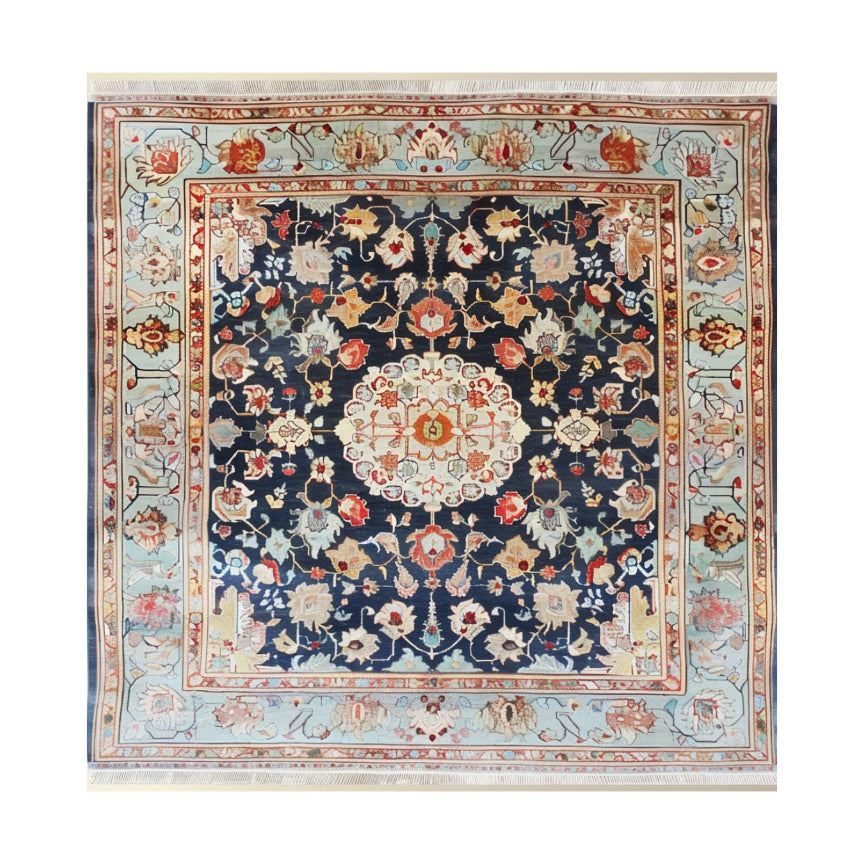 Pastoral Blossom Weave Hand Knotted Area Rug