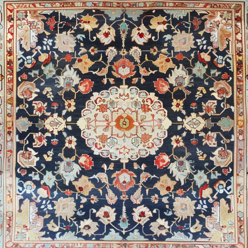 Pastoral Blossom Weave Hand Knotted Area Rug