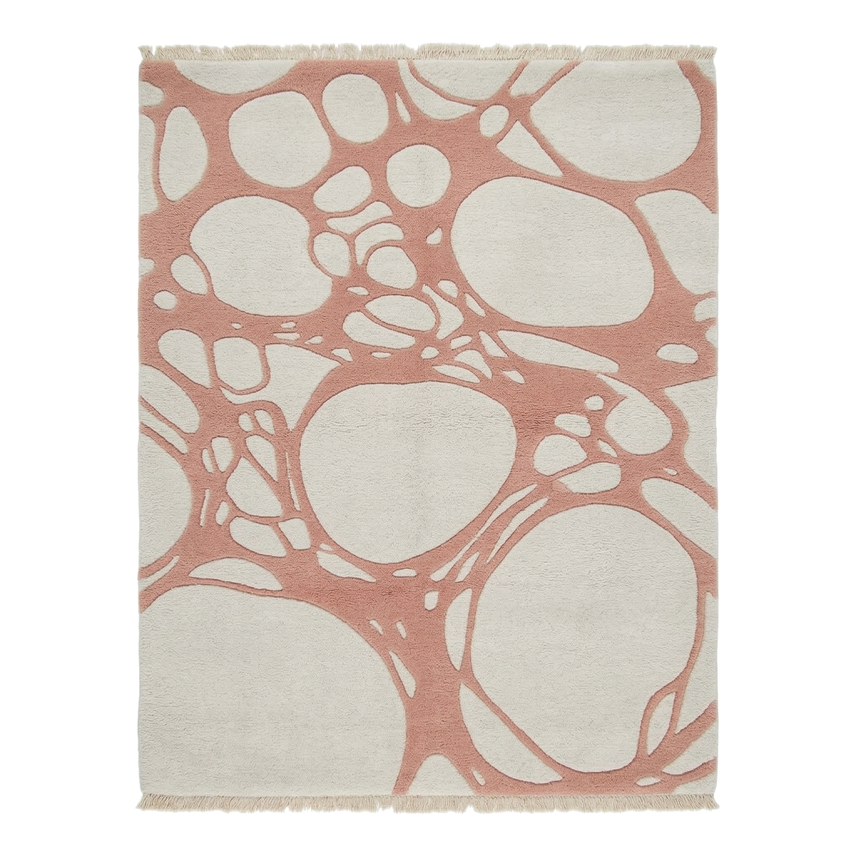 Pebble Pastel Path Hand Knotted Rug
