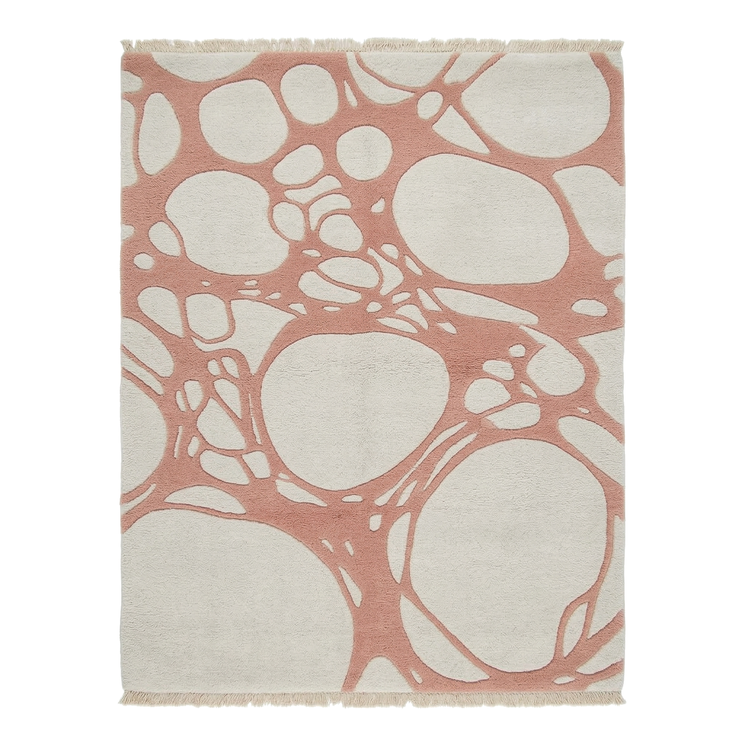 Pebble Pastel Path Hand Knotted Rug