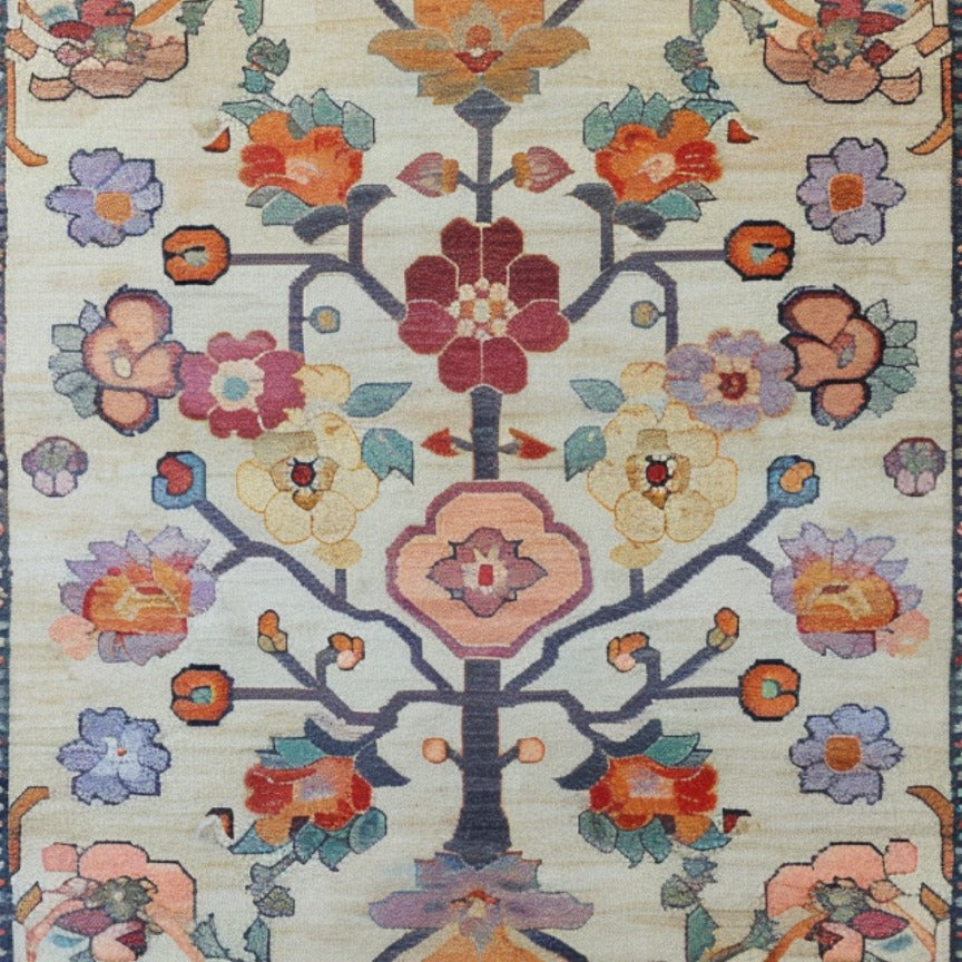 Petal Cascade Hand Knotted Area Rug