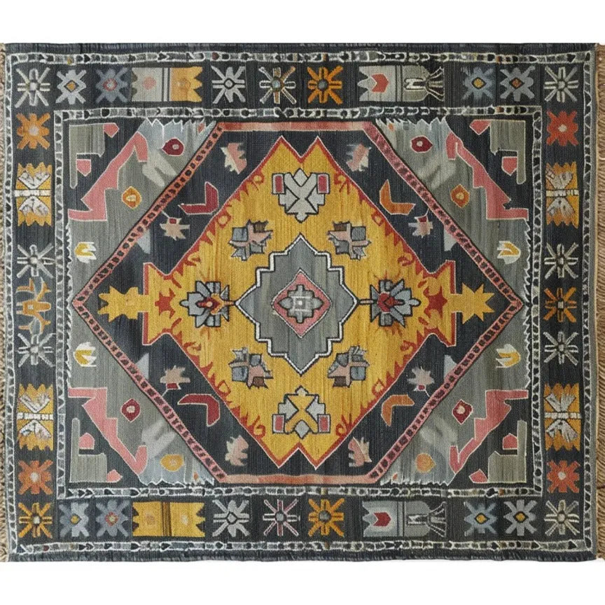 Petals in Motion Hand Knotted Area Rug