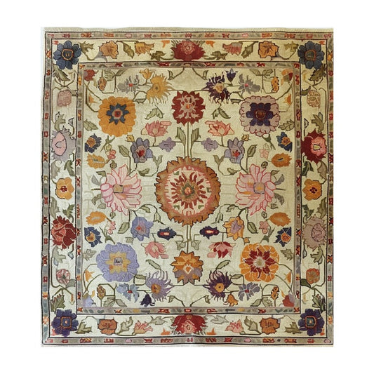 Petals of Grace Hand Knotted Area Rug