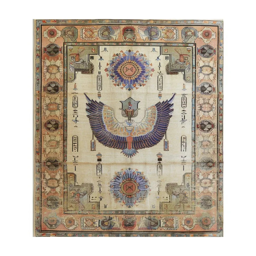 Pharaoh's Feathers Hand Knotted Area Rug