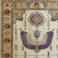 Pharaoh's Feathers Hand Knotted Area Rug