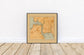 Philippines Vintage Map Wall Decor 