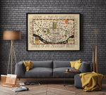 Pictorial Map of Saint Louis| Old Map Wall Art