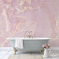 Pink Abstract Marble Stone Texture Wall Mural 