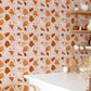 Pink and Orange Terrazzo Self Adhesive Wallpaper 