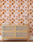 Pink and Orange Terrazzo Self Adhesive Wallpaper