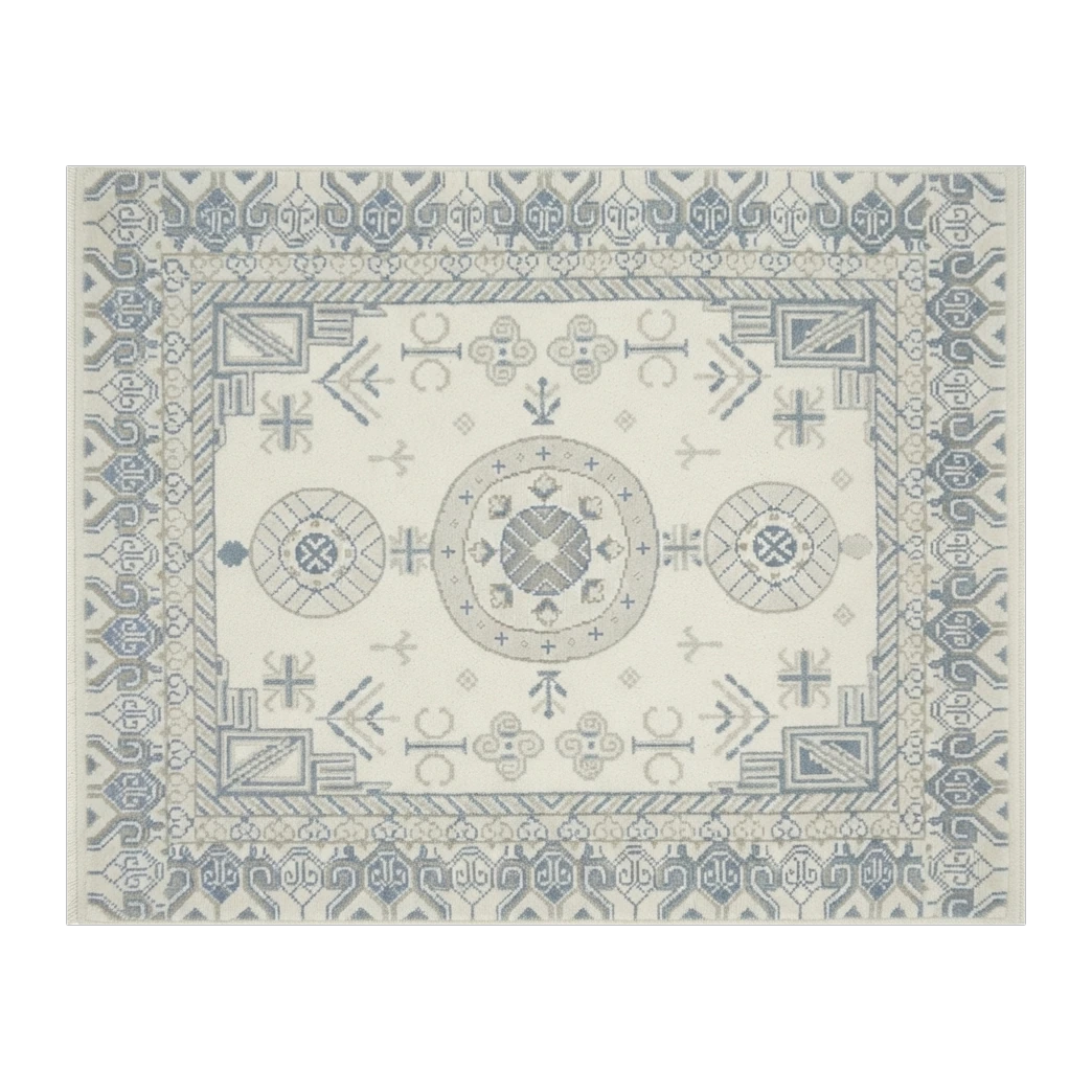 Porcelain Khotan Hand Knotted Rug - alternate view