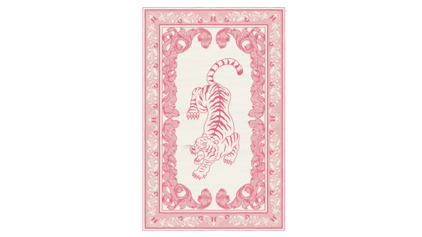 Prowess in Pink Garden Hand-Tufted Rug