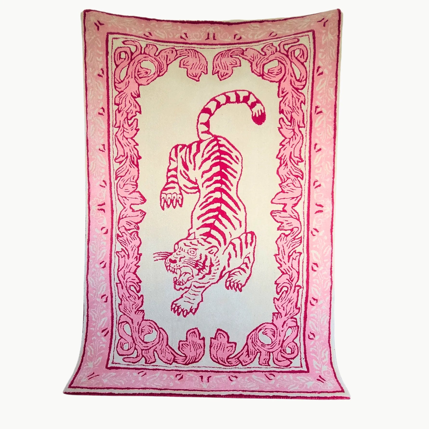 Prowess in Pink Garden Hand-Tufted Rug