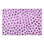 Purple Leopard Spots Hand Tufted Wool Rug