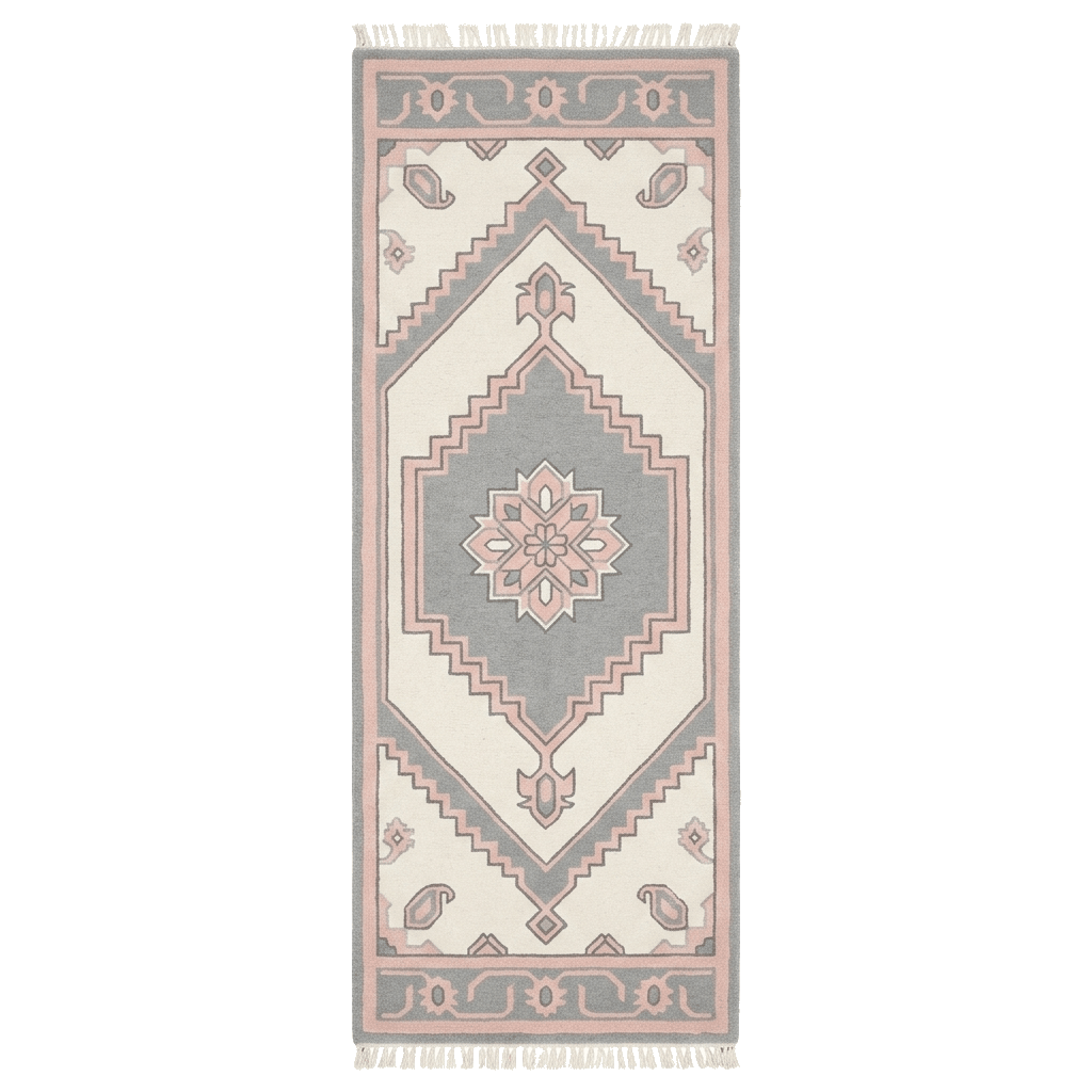 Quartz Path Hand Knotted Runner Rug - MAIA HOMES