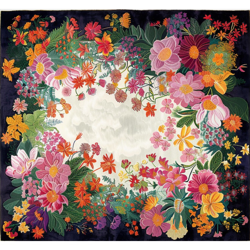 Radiant Garden Hand Tufted Rug