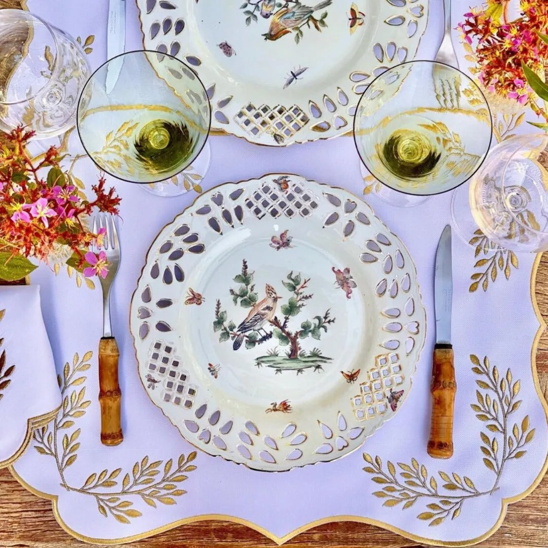 Radiant Leaf Borders Placemats