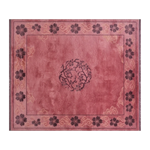 Raspberry Cloud Crest Hand Knotted Rug - alternate view