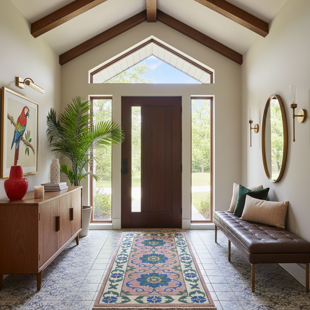 Regency Garland Knotted Runner Rug
