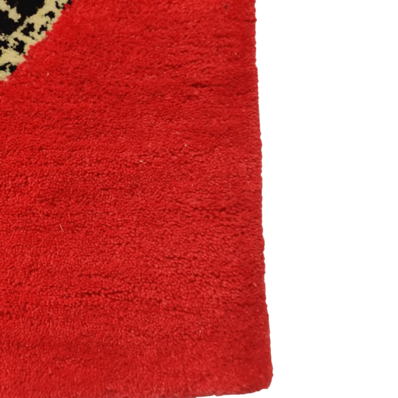 Retro Red Snake Hand Tufted Wool Rug