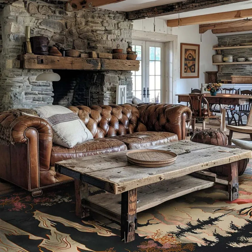 River's Embrace Hand Tufted Rug