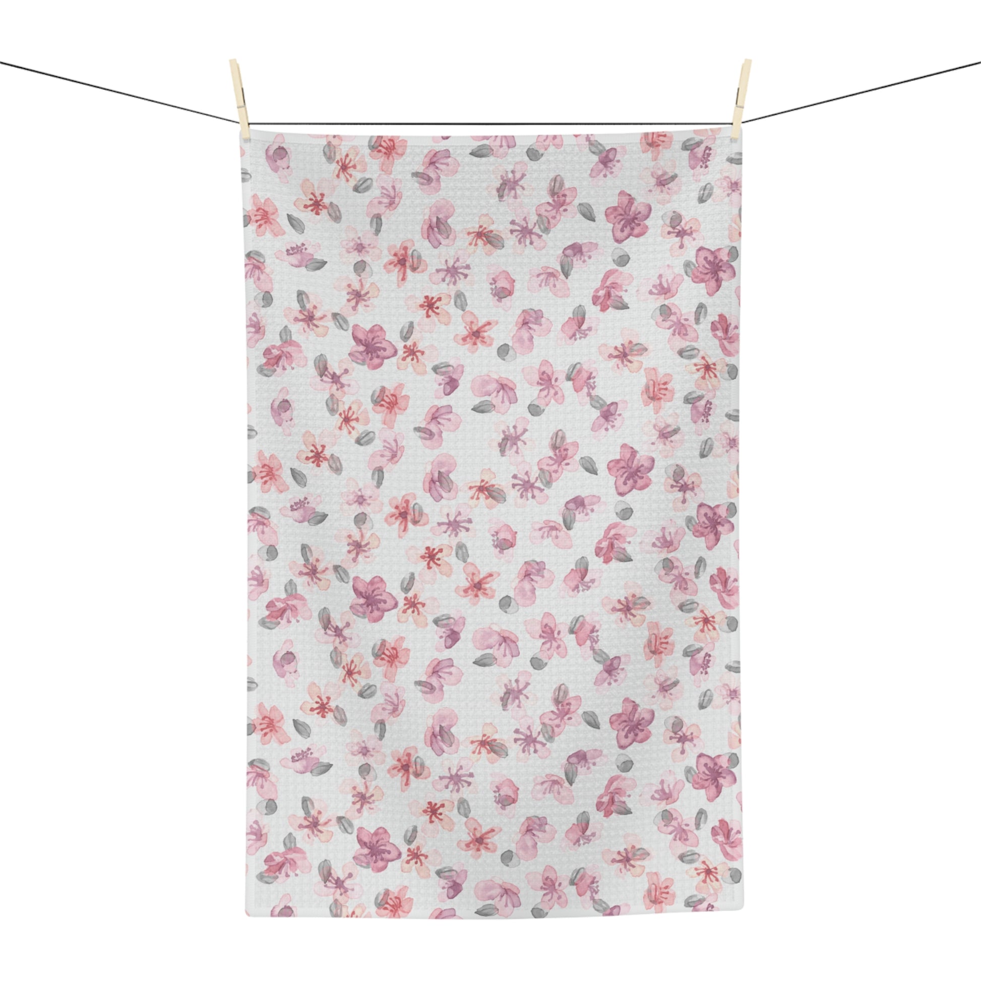 Romantic Petal Tea Towel