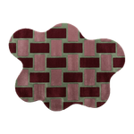Rose Brick Cloud Hand Tufted Wool Rug 