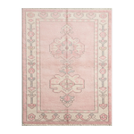 Rosewater Oushak Hand Knotted Rug