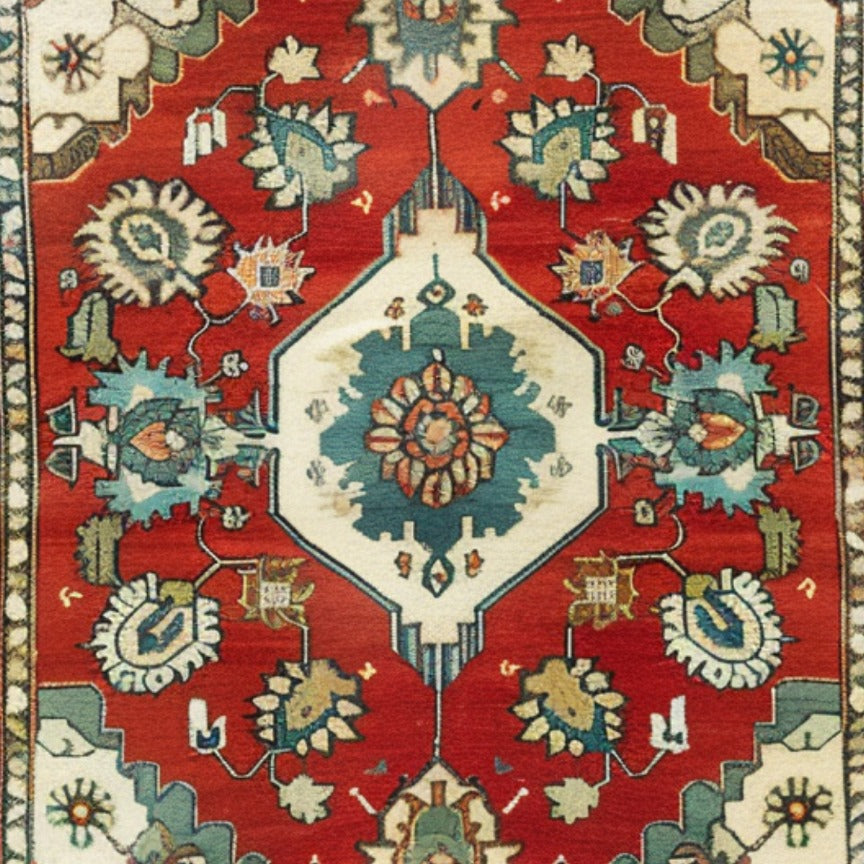 Rosy Retreat Hand Knotted Area Rug