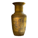 Royal Solid Brass Niello Flower Vase - Rural Khmer