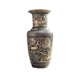 Royal Solid Brass Niello Flower Vase - Rural Khmer