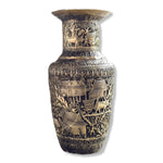 Royal Solid Brass Niello Flower Vase - Rural Khmer