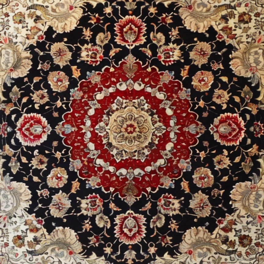 Royal Persian Hand Knotted Area Rug