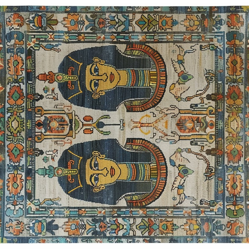 Royal Pyramid Tapestry Hand Knotted Area Rug