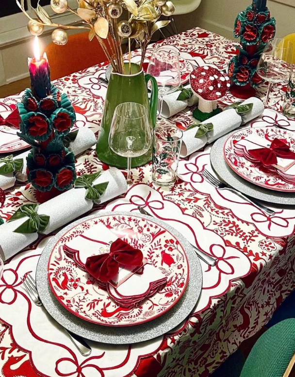 Ruby Ripple Placemats