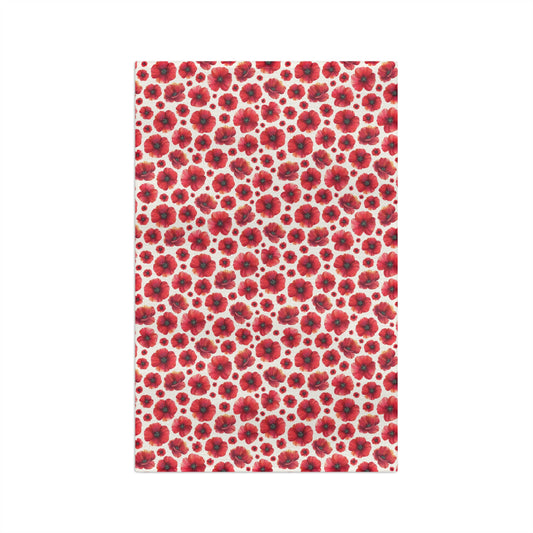 Ruby Garden Tea Towel 16'' × 25''