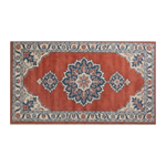 Rust Persian Crown Hand Tufted Runner Rug - alternate view