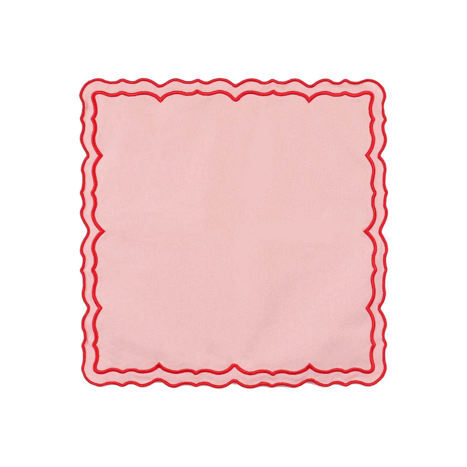 Pink Elegance Scallop Edge Placemat