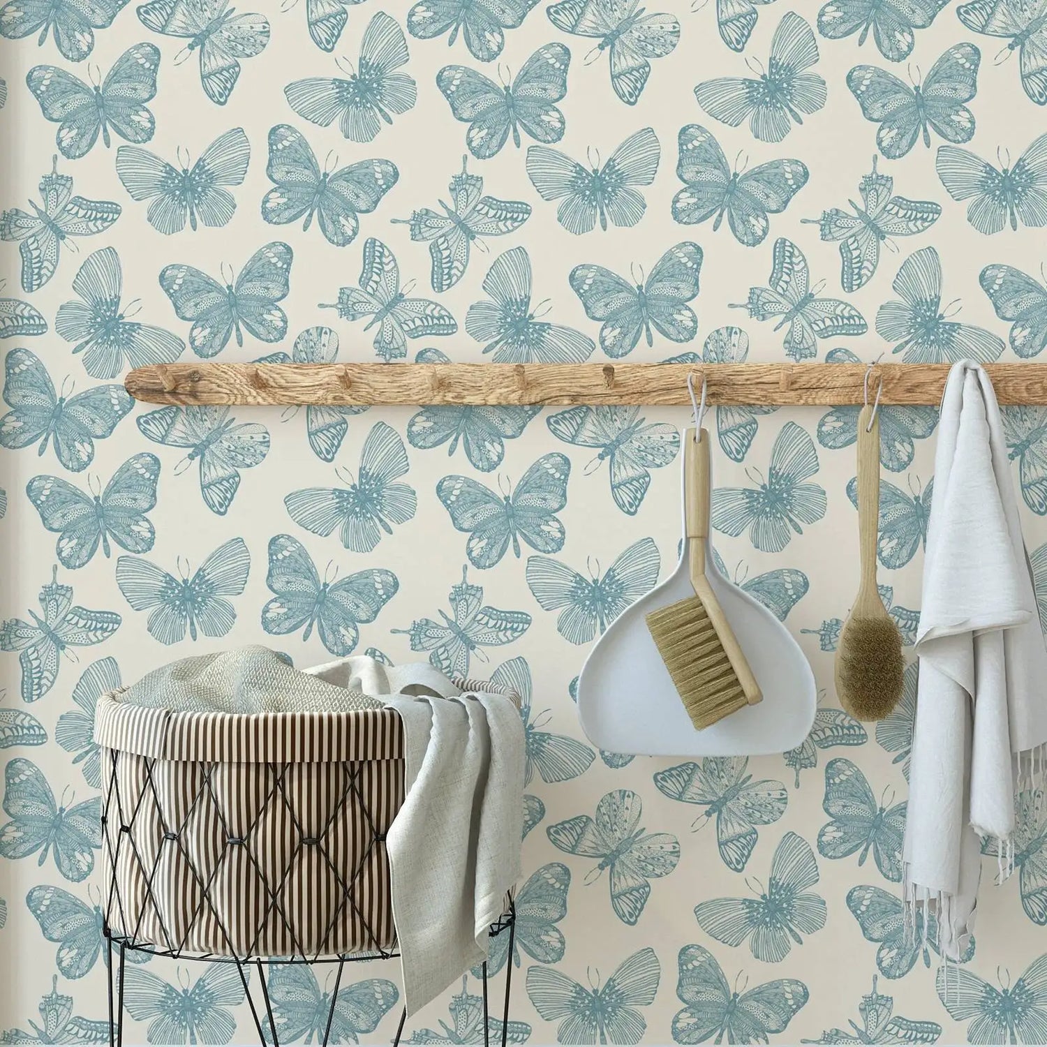 Vintage Butterfly Wallpaper